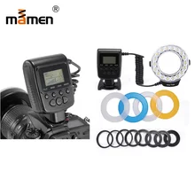 Mamen 5-150cm Macro Ring Flash Light For Canon Nikon Pentax Olympus Panasonic DSLR Camera LED Light Flash Speedlite 3000K-15000K цена Mamen 5-150cm Macro Ring Flash Light For Canon Nikon Pentax Olympus Panasonic DSLR Camera LED Light Flash Speedlite 3000K-15000K цены онлайн