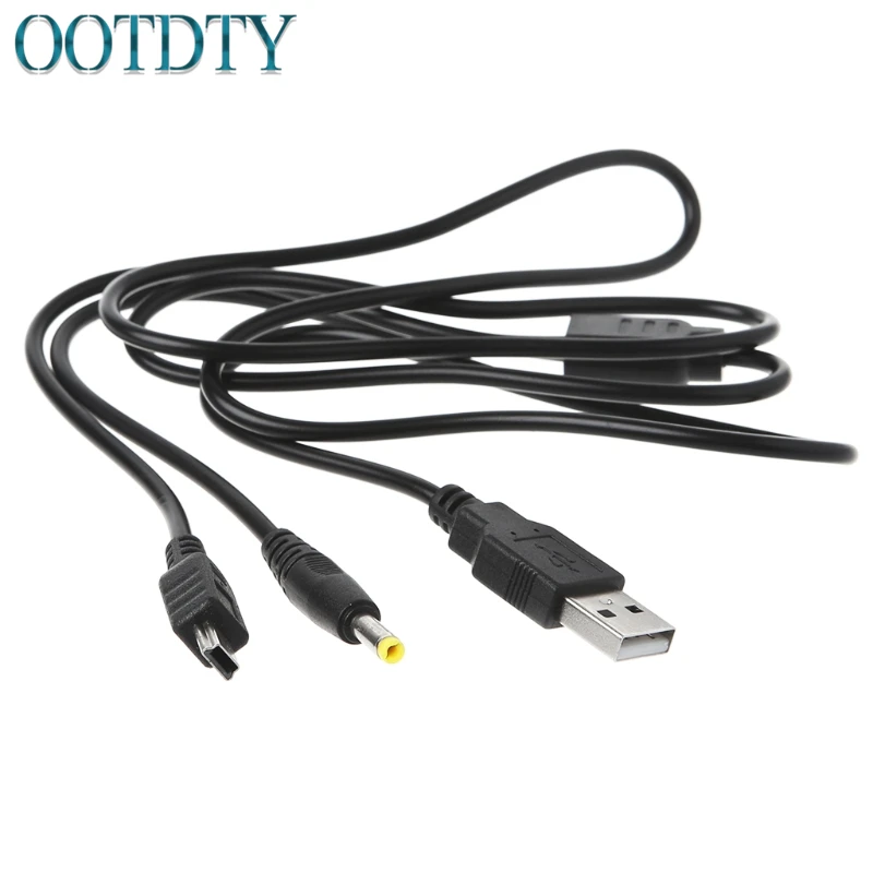 

2-In-1 USB Data Cable Charger Charging Cord For PSP 2000 3000 Gaming Accssories
