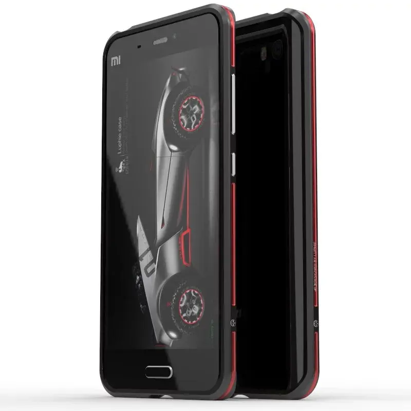 Xiaomi Mi5 Case Luphie Aviation Aluminum Dual color Bumper case Luxury Metal Bumper cover coque for