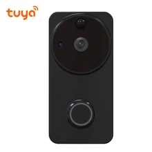 Cheap 1080P IP54 Outdoor Tuya Battery Powered Ring Smart Wi-Fi Enabled Video Doorbell Camera PIR Motion Detection Works Alexa Google Cheap 1080P IP54 Outdoor Tuya Battery Powered Ring Smart Wi-Fi Enabled Video Doorbell Camera PIR Motion Detection Works Alexa Google