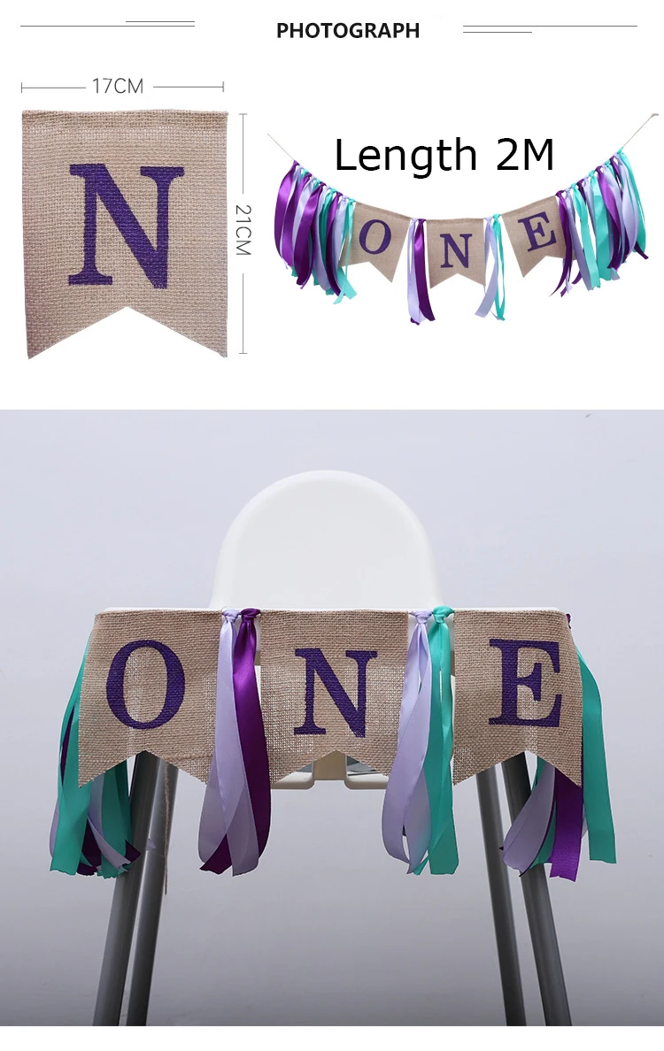 One Year Old Ribbon Dining Chair Linen Flag Bar Decorated Happy Birthday Decoration Party Kids Baby Shower Boy Girl Babyshower One Year Old Ribbon Dining Chair Linen Flag Bar Decorated Happy Birthday Decoration Party Kids Baby Shower Boy Girl Babyshower