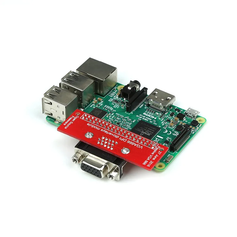 EP-0073 VGA666 Герт-VGA адаптер плата модуль GPIO к VGA для Raspberry Pi 3B/2B/B