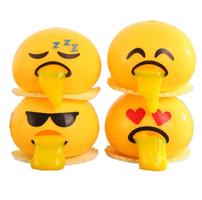 

Gag Spitting Yolk Emoji Egg Prank Squishy Squeeze Toy Stress Relief Gift Stress Relief Reliever Drop Shipping