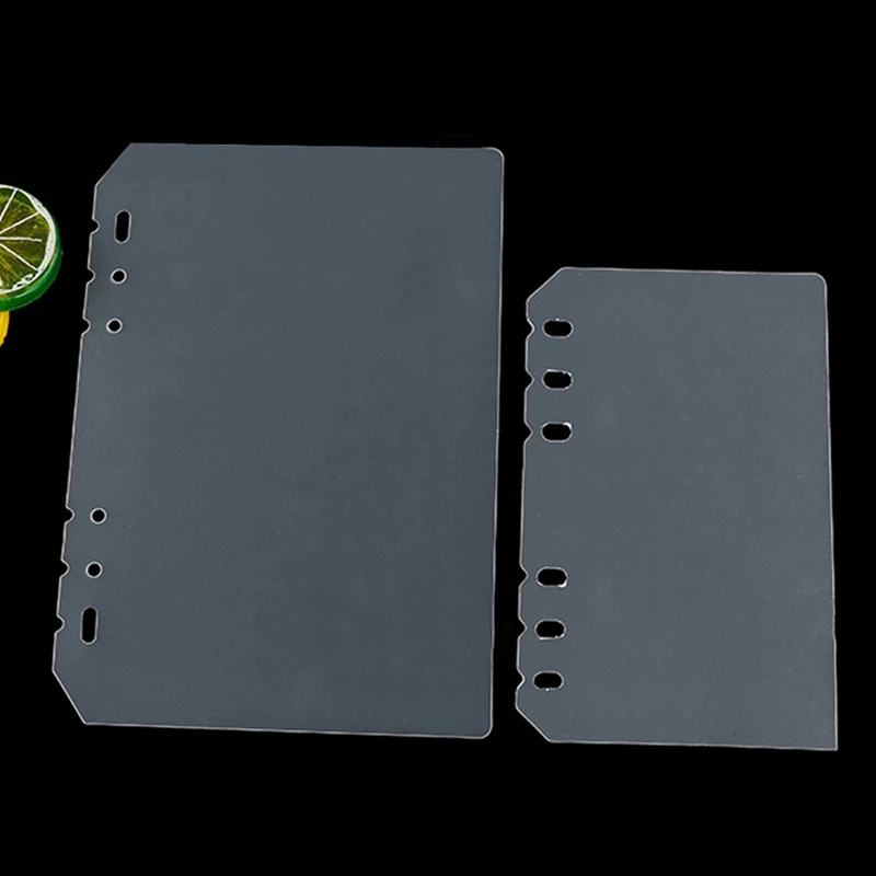 1 шт. A5 A6 PP матовые страницы планировщика разделительная пластина Diario Binder Planner