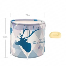 Bath Barrel Adult Folding Bath Tub Insulation Home Thickening Body Bath Artifact Bath Barrel
