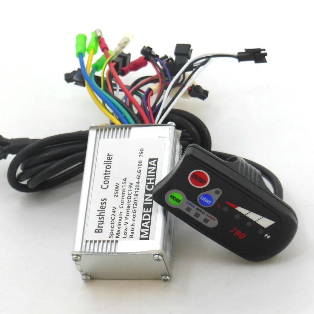 Cheap GREENTIME High Quality 24V 250W E-bike Brushless Motor 790 Controller BLDC Motor Driver+790LED display 0