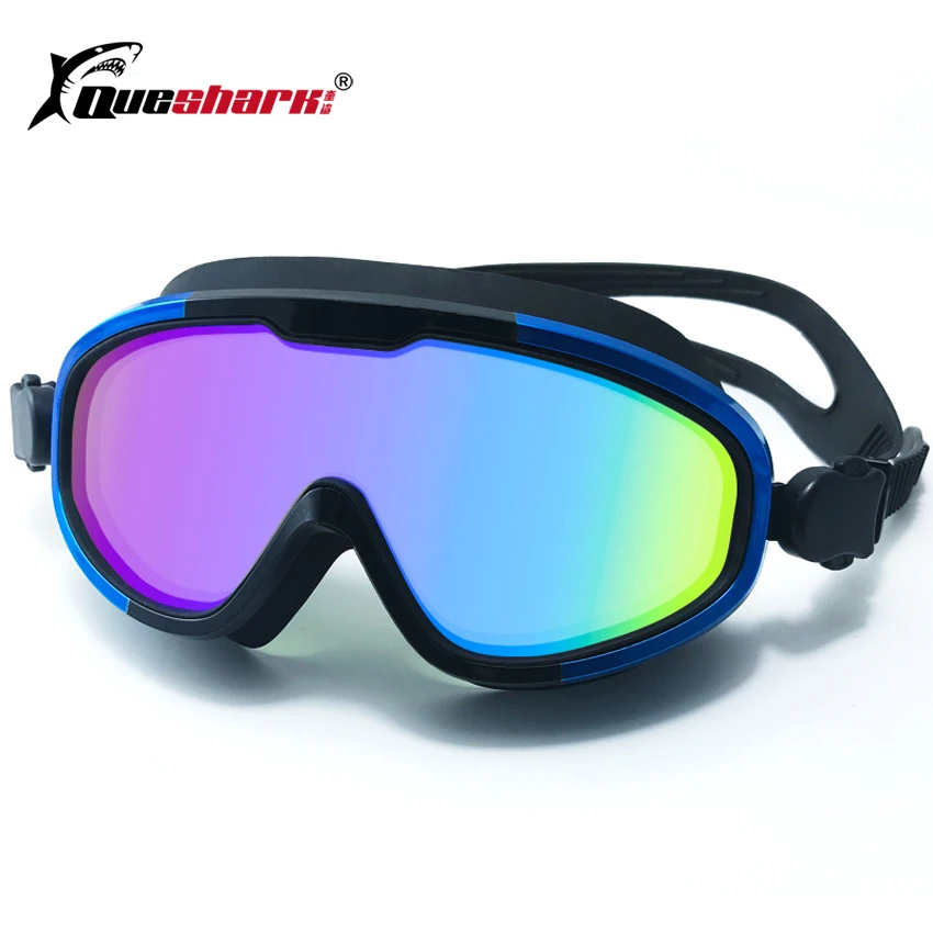 الرجال النساء المهنية مكافحة الضباب الغوص نظارات سباحة لينة سيليكون السباحة نظارات Uv400 كبيرة إطار نظارات سباحة الرجال النساء المهنية مكافحة الضباب الغوص نظارات سباحة لينة سيليكون السباحة نظارات Uv400 كبيرة إطار نظارات سباحة