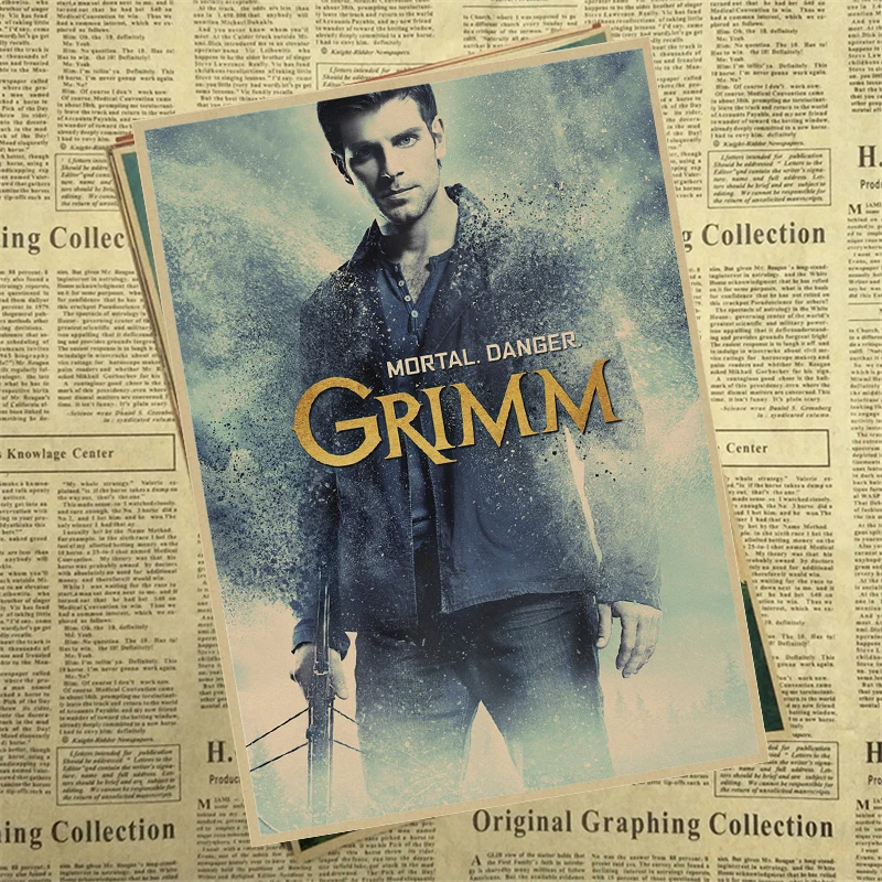 GRIMM постер настенные наклейки украшение для дома хорошее качество печать крафт