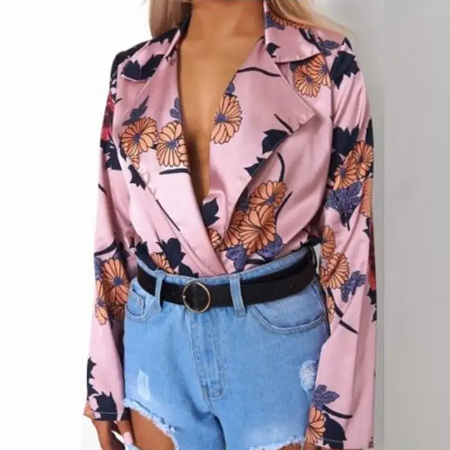 long sleeve jumpsuit floral