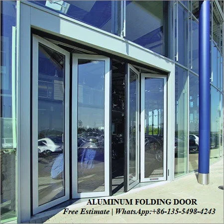 Внутренние алюминиевые двери садовые складные двери, Стандартный Австралийский алюминиевый профиль Звукоизолированные б/у внешние