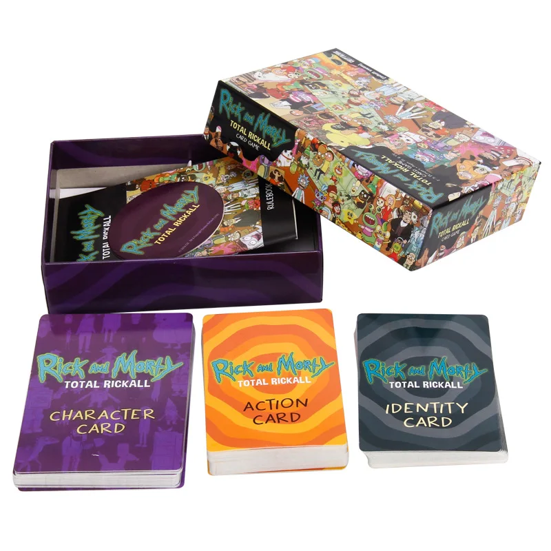 [new]  Thick Game Collection Card Rick and Morty Game Cards Adult and Kids Game Card Gifts RICK y MORTY Board collection card