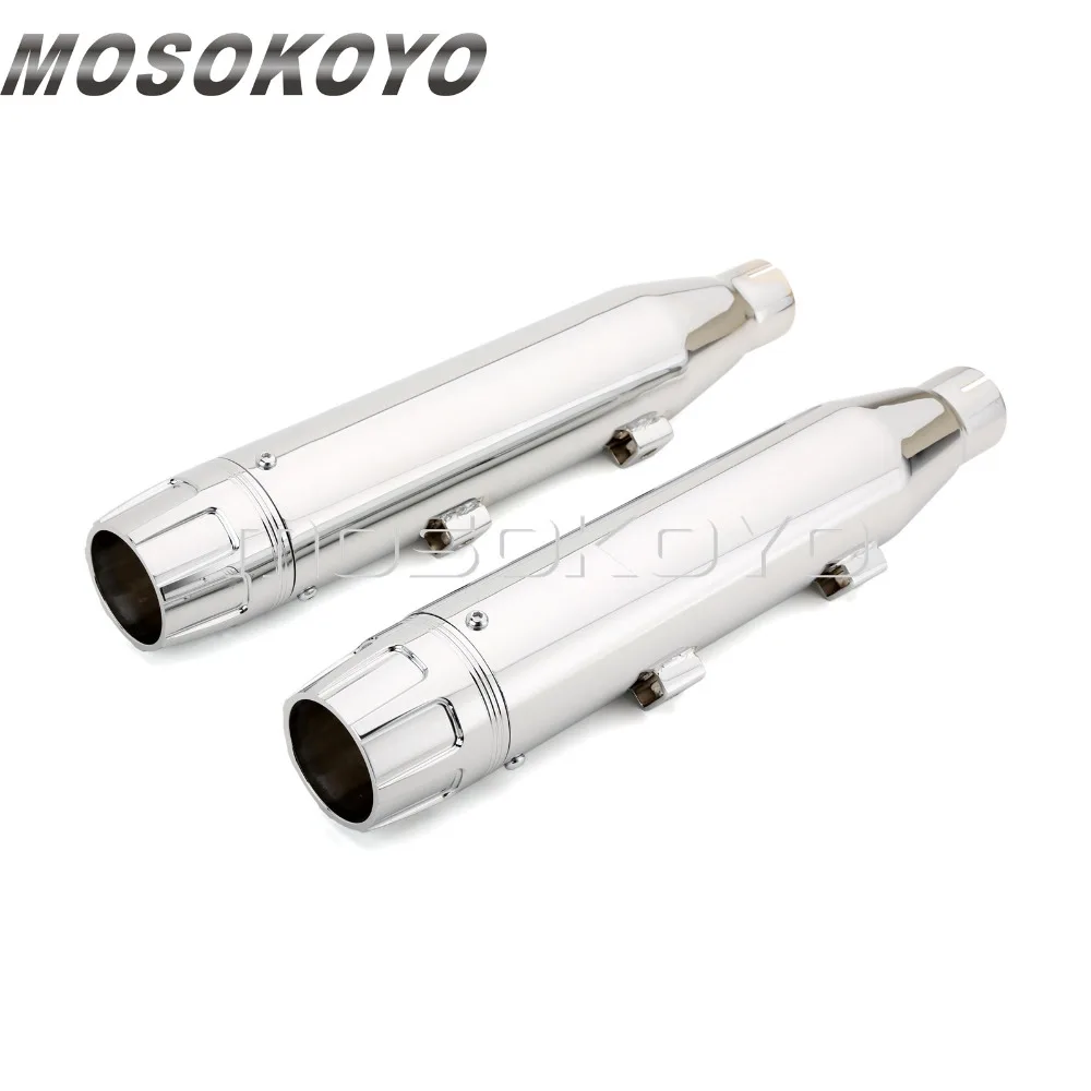 

2pcs Motorcycle 17.5" Exhaust Muffler for Harley Sportster XL 1200C 1200V 1200X 883L 883N Custom Superlow 2014-2016