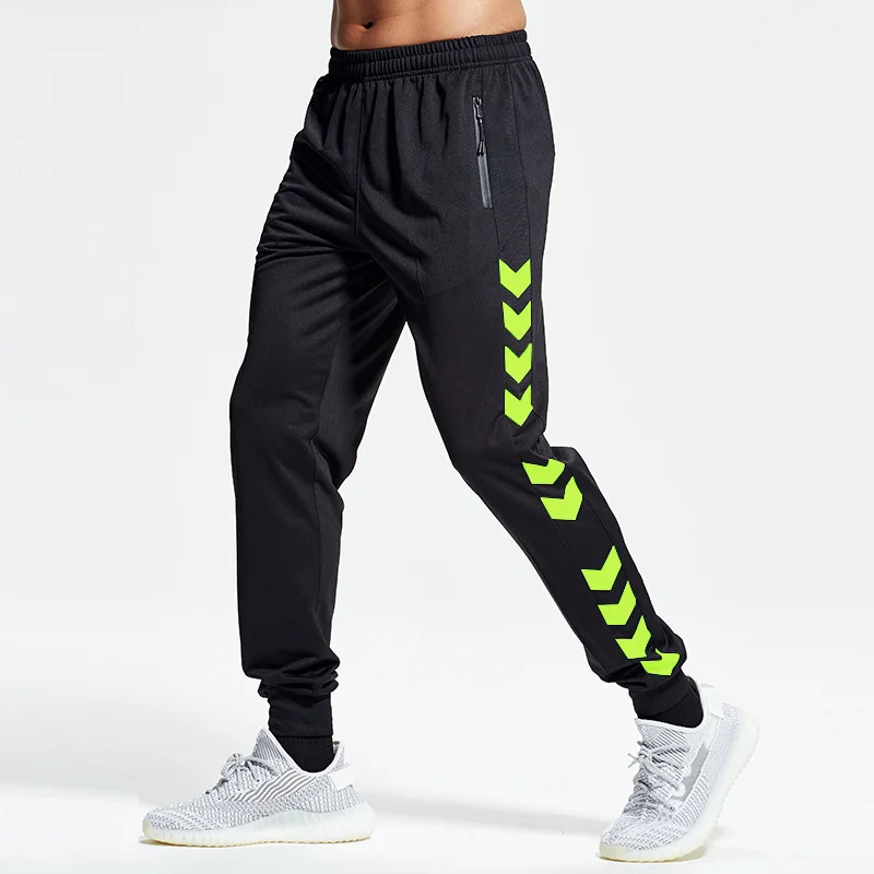 

Soccer Training Pants Men With Zipper Pockets Running Cycling Sport Pants Fitness Jogging Running Pants