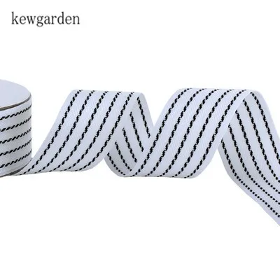 Kewgarden вручную изготовленная лента в полоску атласные ленты 2 8 см 28 мм DIY бант