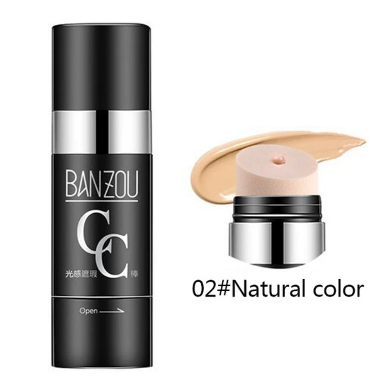 as show Воздушная подушка CC крем роликовый дизайн голый отбеливающий консилер изоляция корректор для лица увлажняющий основа для лица MakeupS1 - Цвет: as show
