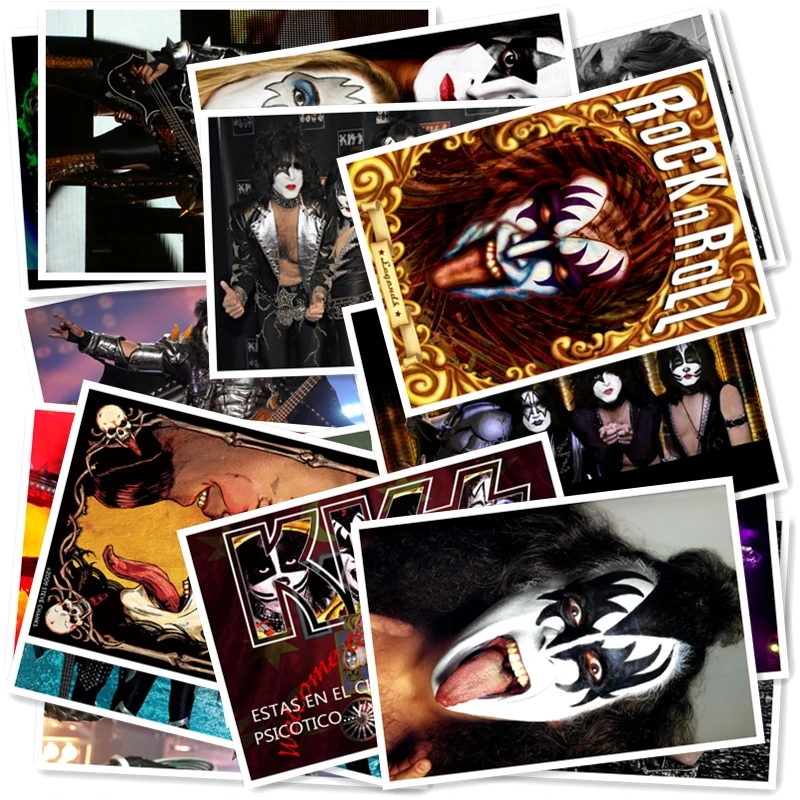 B1-15# KISS Классическая серия стикеров 20/шт ПВХ наклейки для ноутбука Коллекция подарков домашний Декор наклейки на холодильник смешанные наклейки s