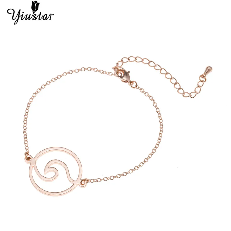 yiustar Gold World Map Stainless Steel Bracelets For Women Wave Bracelets Pendant Beach Jewelry Earth Map Christmas Gifts