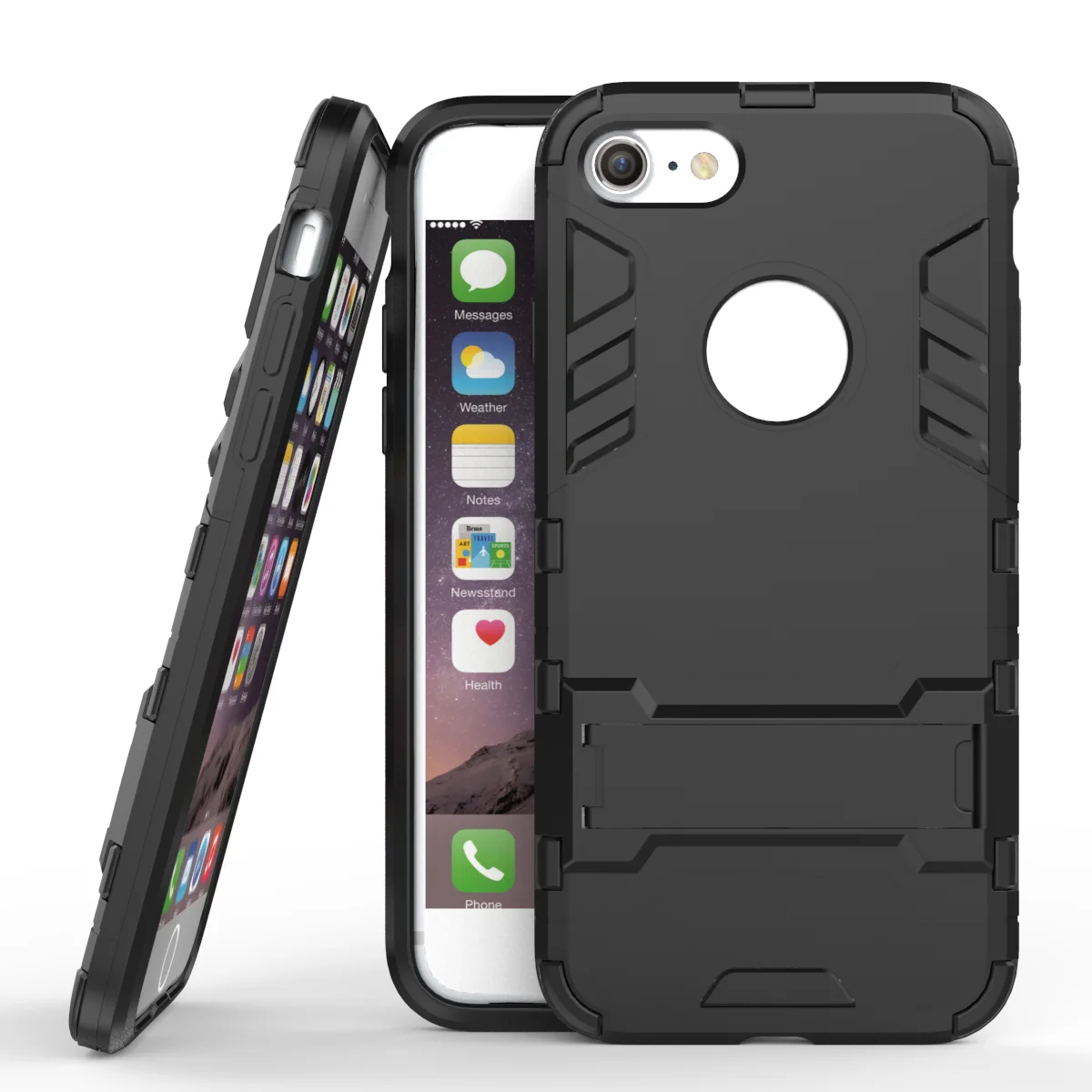 Shockproof Stand Hard Phone Cases for iPhone 7 Case Rugged Holster