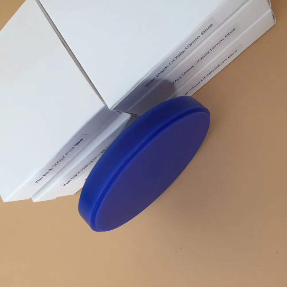 10 шт. OD98* 14 мм синий Восковые Блоки резьба воск пустой диск материалы для зуботехнической лаборатории Wieland фрезерный станок с ЧПУ