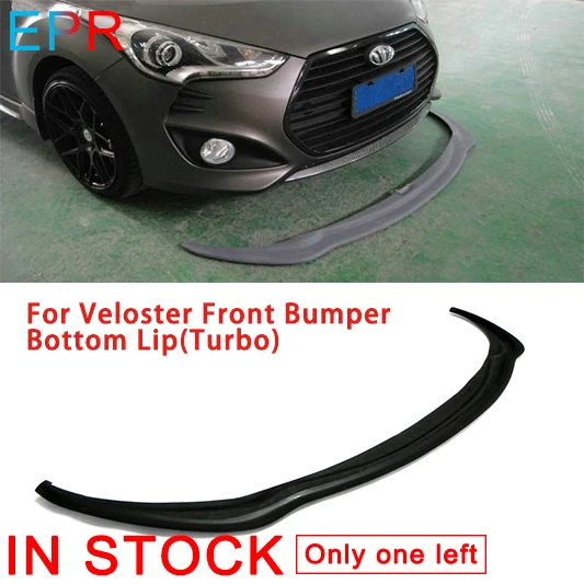 

For Hyundai Veloster FRP Fiber Glass Front Bumper Bottom Lip(Turbo) Fiberglass Splitter Under Spoiler Tuning Part For Veloster