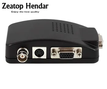 

2pcs BNC to VGA Converter Box CCTV S-Video Connector BNC to VGA Video PC Converter Adapter