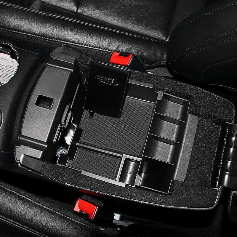 

Armrest Storage Box For Ford Explorer 2011-2017 2018 Center Console Bin Glove Tray Holder Case 2012 2013 2014 2015 2016
