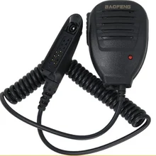 Лучший Baofeng uv-9r динамик микрофон PTT для Baofeng UV 9R plus A58 UV-XR GT-3WP Retevis RT6 Водонепроницаемый Радио рация