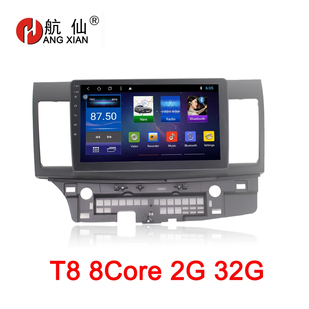 

10 inch Android 8.1 Octa 8 Core 2G RAM 32G ROM Car DVD Player for MITSUBISHI Lancer 2014 Car Radio GPS Navigation WIFI