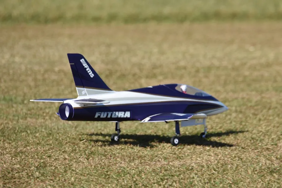 FMS 80 мм Futura гоночный воздуховод вентилятор EDF Jet 6 s 6CH с закрылками убирается EPO