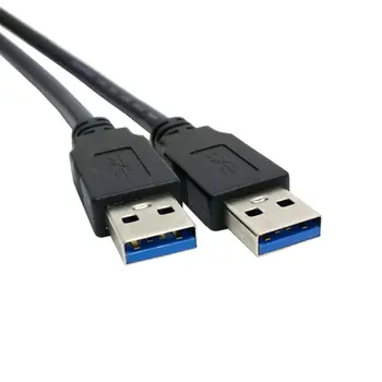 

3ft 100cm Combo Dual USB 3.0 Male to Female Extension Cable with Screw Panel Mount Holes 50CM 0.5M 2 orders