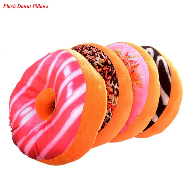 Buy Top Selling Soft Plush Donut Food Pillows Stuffed