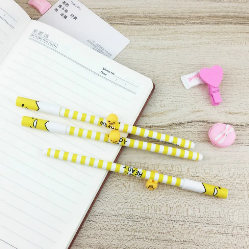 

2018 Hot Sell New Lazy Egg Is Gel Pen Set Key Kawaii School Supplies Office Stationary Photo Album Kawaii Pens School Stationery