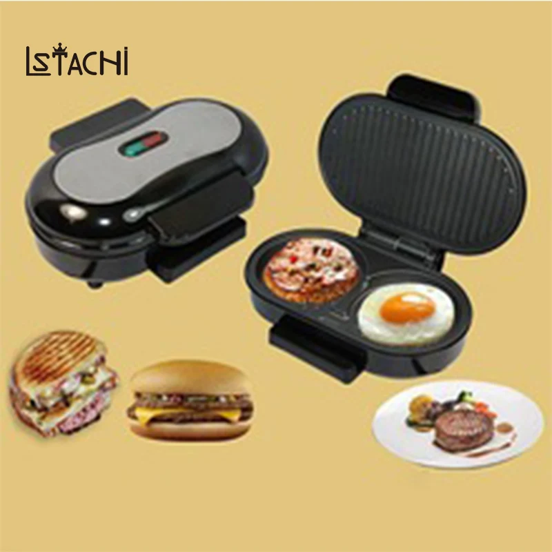 

LSTACHi BBQ Steak Hamburger Electric Grill Meat Roaster Machine Egg Frying Pan Panini Sandwich Maker Bread Oven Barbecue Tool