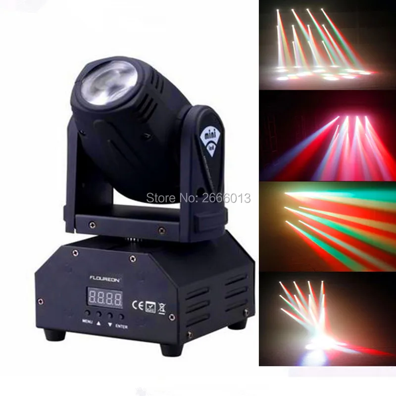 

10W RGBW Mini LED Beam Moving Head Light /Disco DJ Stage Lighting/DMX512 Mini 10W LED Linear Beam Chandelier/10W Wash Beam Light