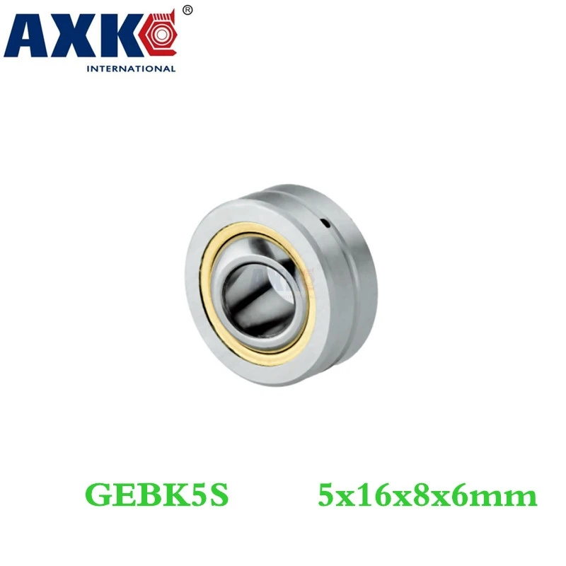 Axk Gebk5s Pb-5 радиальный сферический подшипник скольжения с самосмазыванием для 5 мм вала