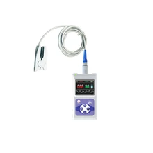 Fingertip Pulse Oximeter SPO2 Pulse Rate Oxygen Monitor OLED Display Data Storage External Oximeter Probe AH-60D Veterinary