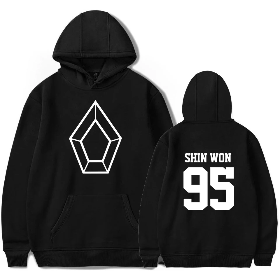 

New 2019 Kpop clothes PENTAGON Album Five Senses 2D Print Hooded sweatshirt Women/Men popular Clothes Hot Sale Hoodie sweatshirt