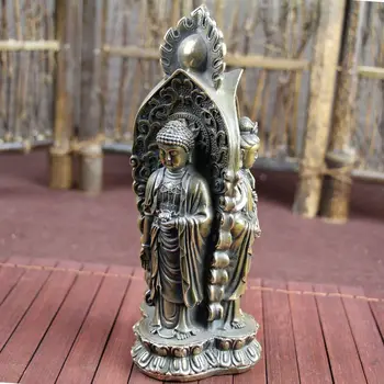 

Free to send copper ornaments, western three sacred mother. Home Furnishing decoration