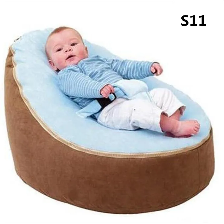 Just A Cover Baby Bean Bag Baby Seat Lazy Couch Beanbag Breastfeeding Bed Baby Feeding Recliner Bed Baby Furniture No Filler Baby Seats Sofa Aliexpress