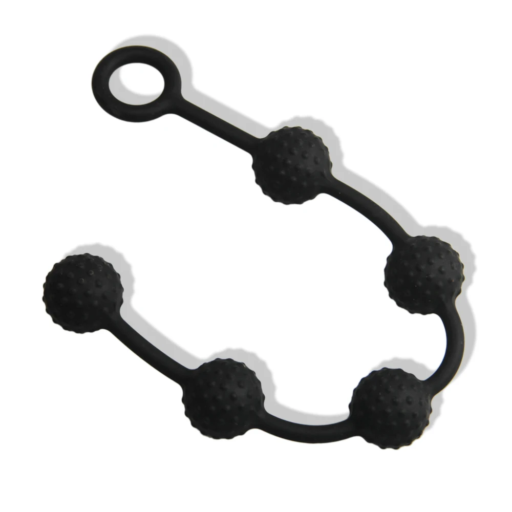 h074Beads Chain butt plug backyard Pull Ring  (53)