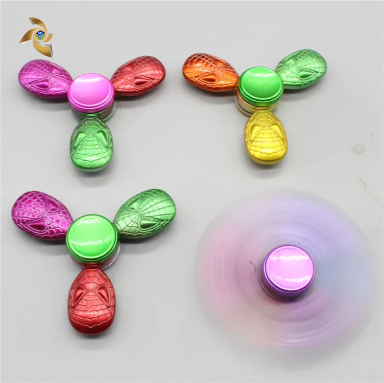 Давление снижение Непоседа игрушки сплав металла ручной Spinner Прядильный механизм mkd2 игрушки для детей Красочные Человек-паук