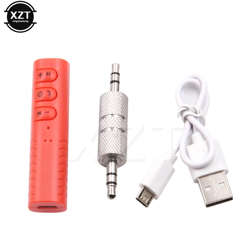 1pcs 3.5mm jack Wireless Bluetooth for Car Kit Handsfree Music Audio Receiver Universal Auto AUX Adapter new high quality