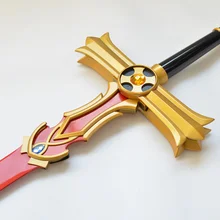 S0479 Серафим конца OWARI NO SERAFU HYAKUYA стальной меч/красная краска лезвия и деревянные оболочки 44"