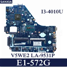 KEFU LA-9531P Laptop motherboard for Acer E1-572G original mainboard I3-4010U with video card