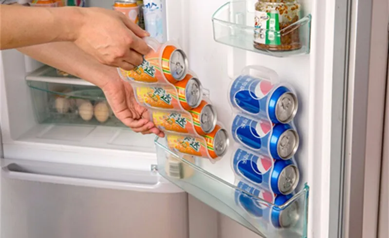 キッチンアクセサリーコークスドリンクビール缶省スペース缶仕上げフレーム4収納ボックス冷蔵庫収納ボックス Refrigerator Storage Box Storage Boxrefrigerator Storage Aliexpress