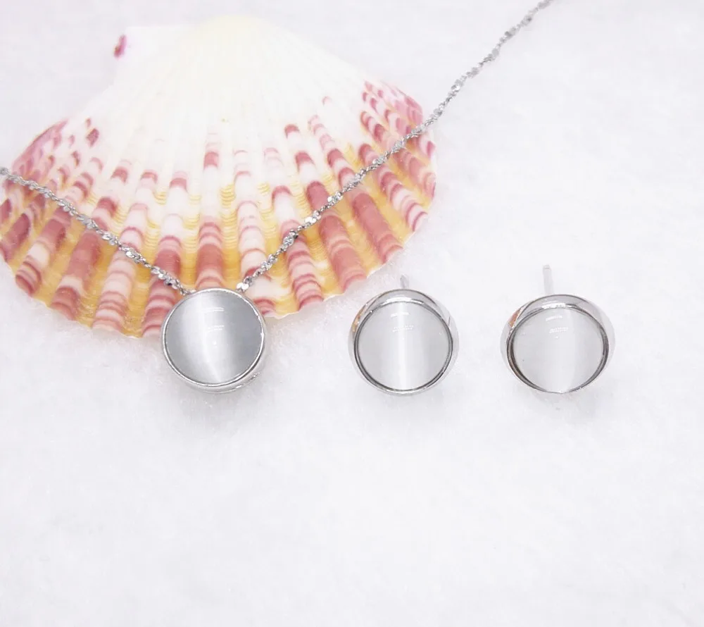 

100% Guaranteed Real 925 Sterling Silver Jewelry Sets With White Opal Stone