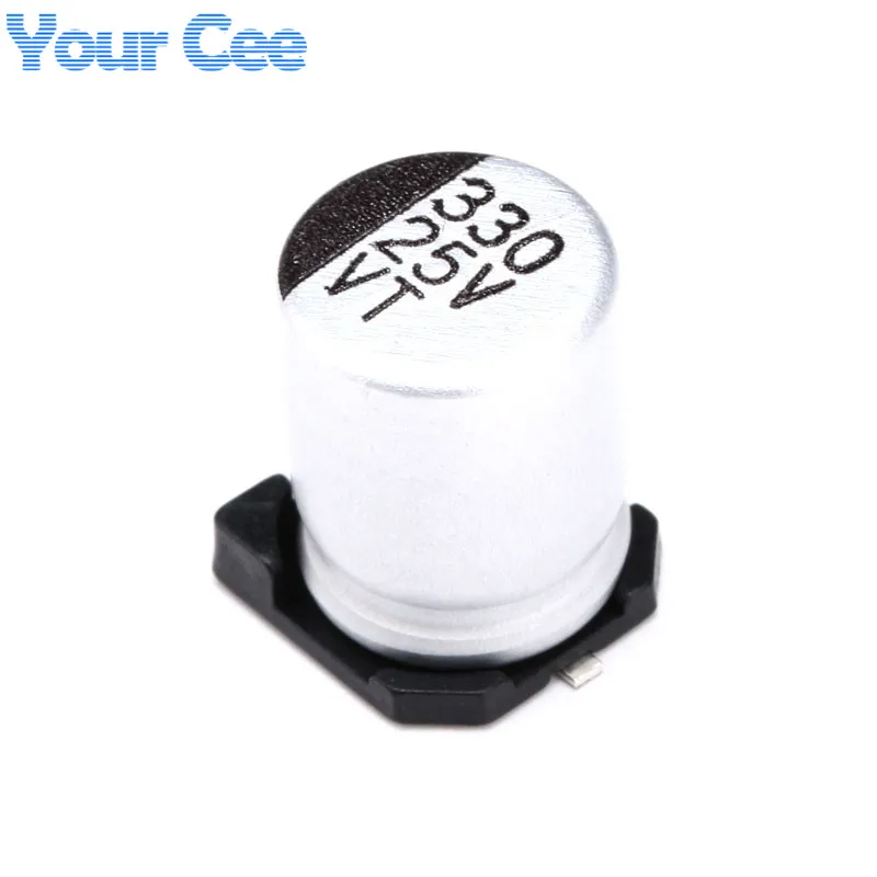 

10 pcs 25V 330UF SMD Aluminum Electrolytic Capacitors 8*10.2MM