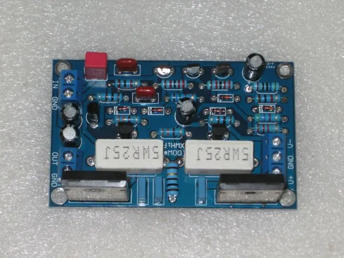 Двойной DC 12V 24V 35V 2SC5200 + 2SA1943 Mono Channel 100W HIFI аудио усилитель плата|amplifier board|audio amplifierhifi