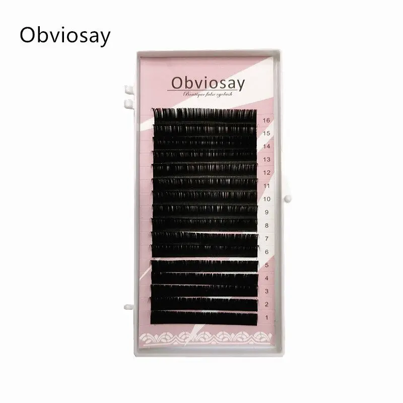 

D curl,0.15mmT,9mm~14mm high-quality eyelash extension mink.