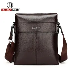 Новый FD БОЛО Бренд Сумка Мужчин Мешки Посыльного Crossbody для мужские Сумки На Ремне Бизнес Мужская Сумка Человек Плеча Кожаные Сумки ранец